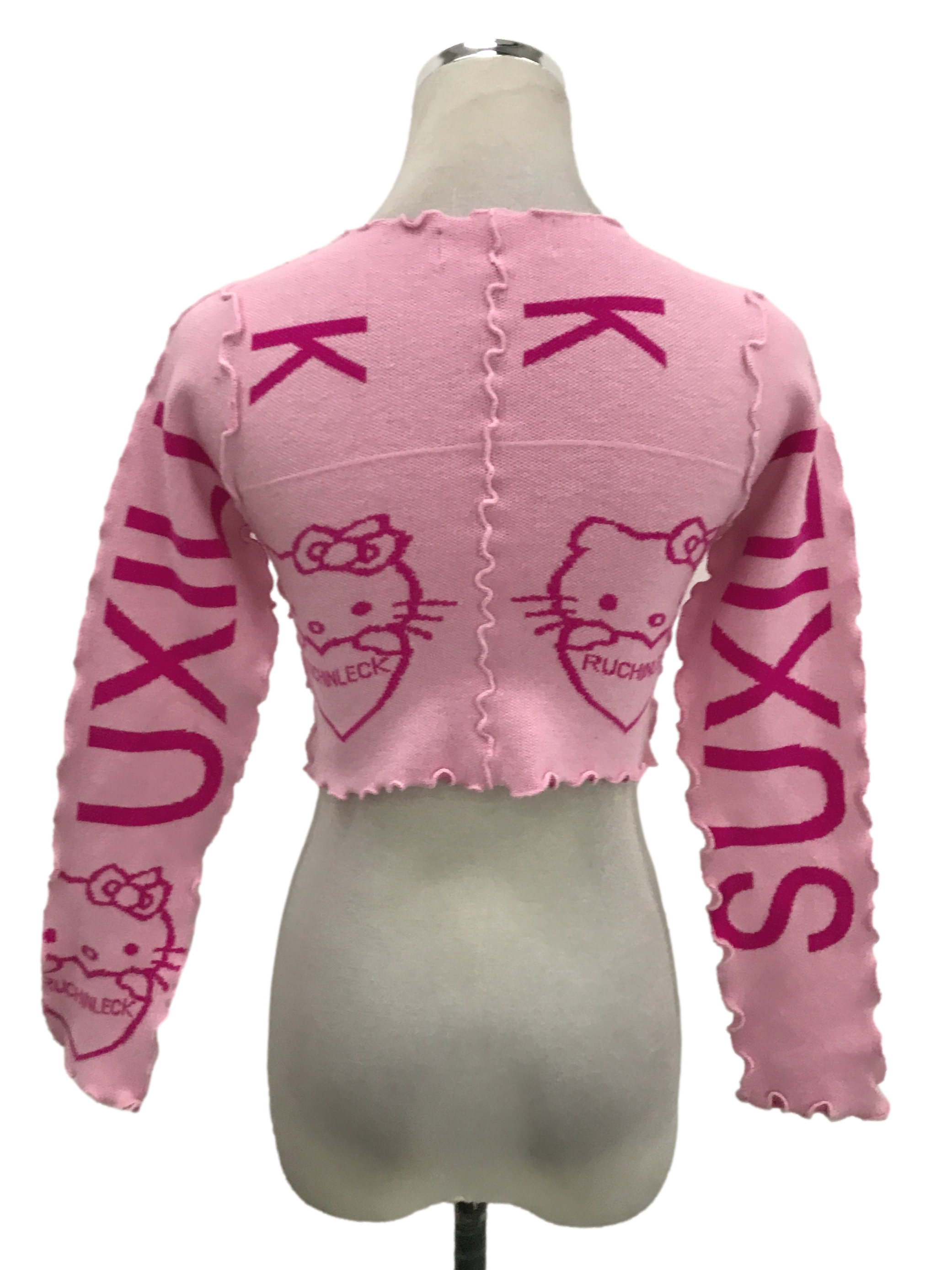 Flamingo Pink Hello Kitty Knit Top