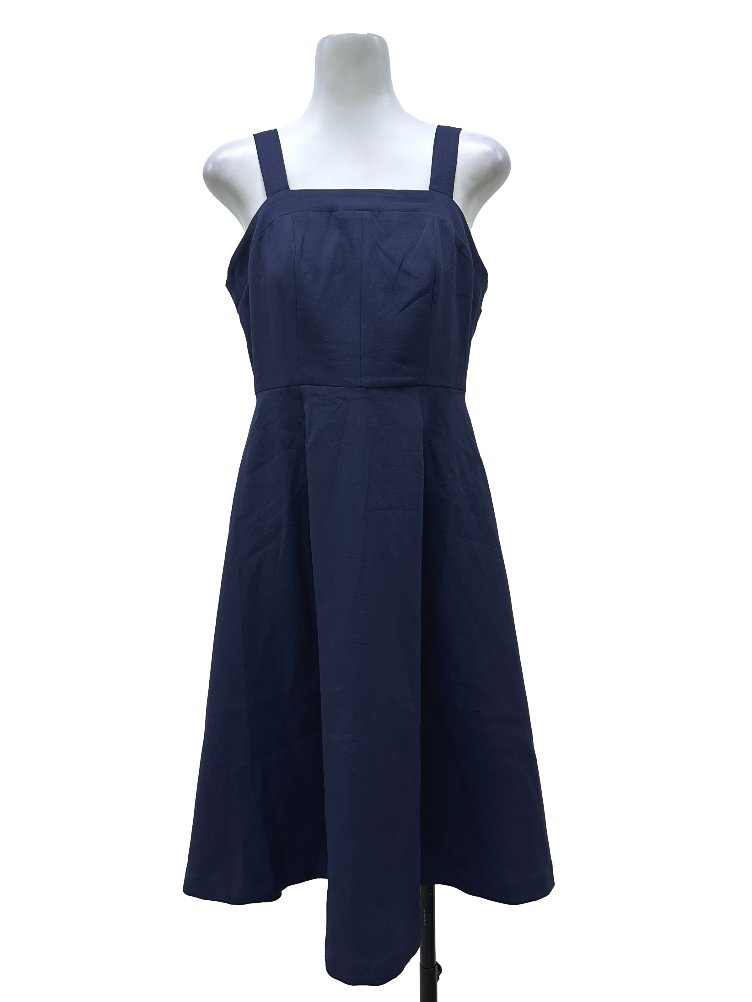 Navy Blue Apron Dress