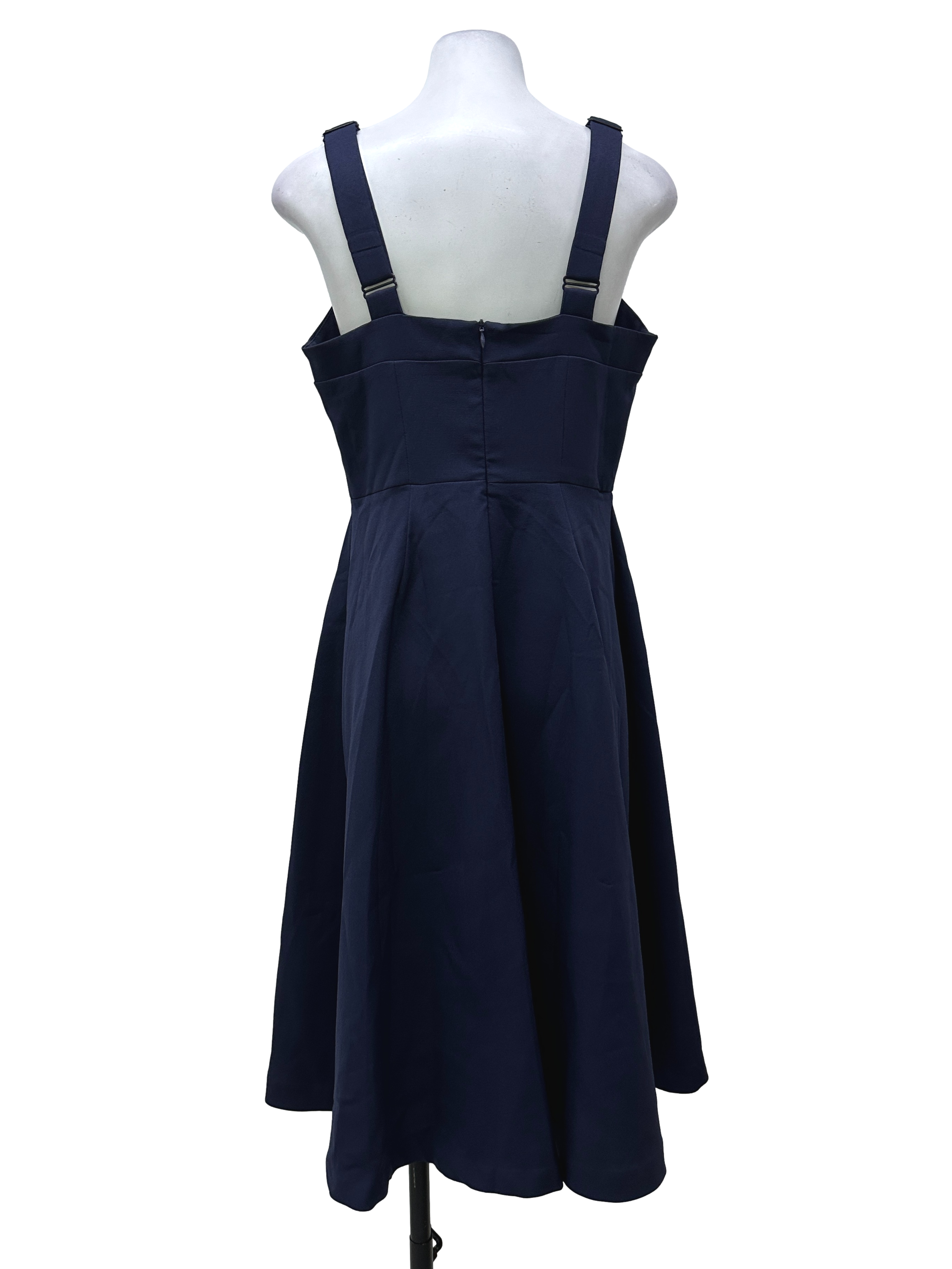 Navy Blue Apron Dress