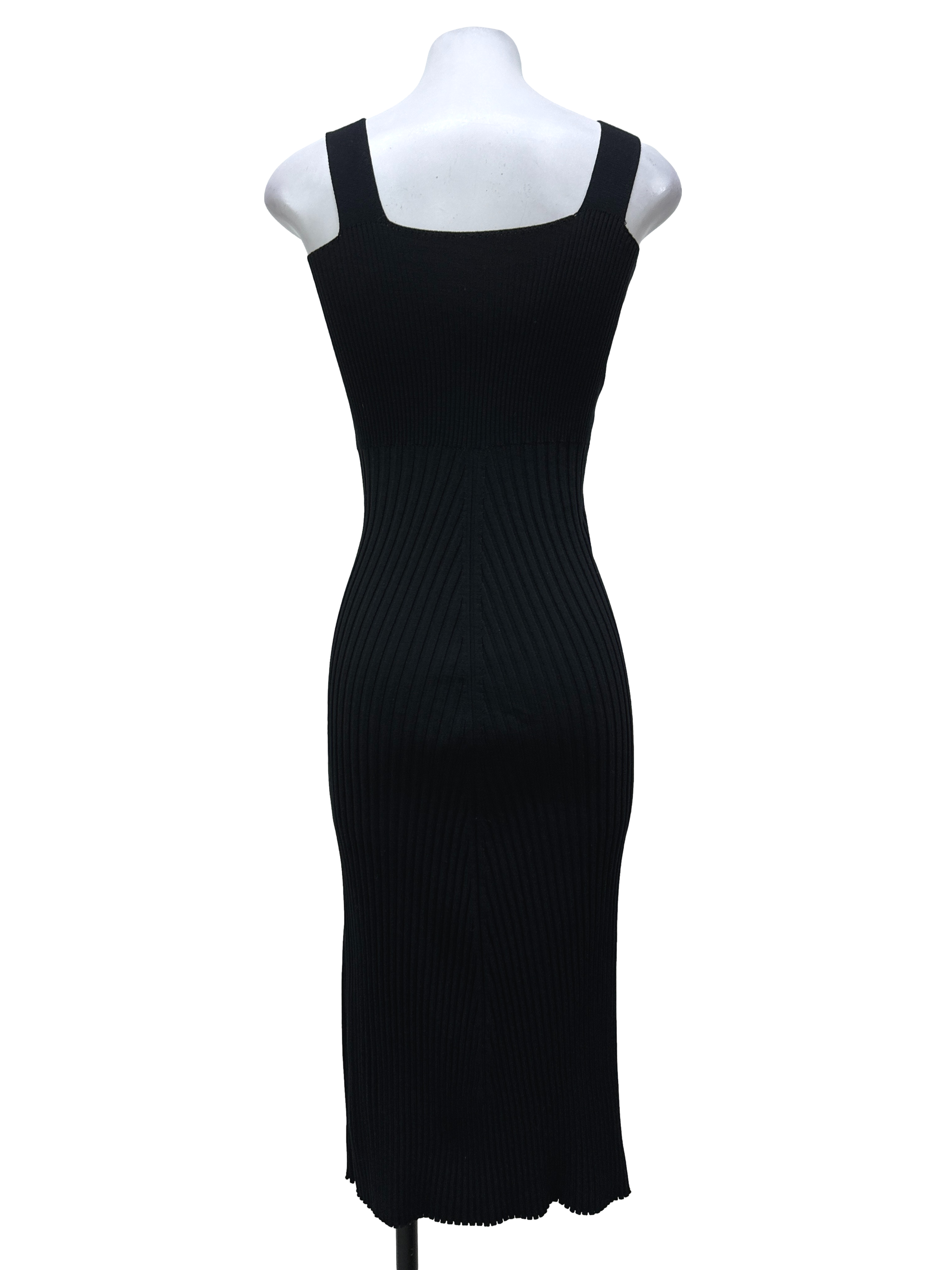 Black Sleeveless Bodycon Dress