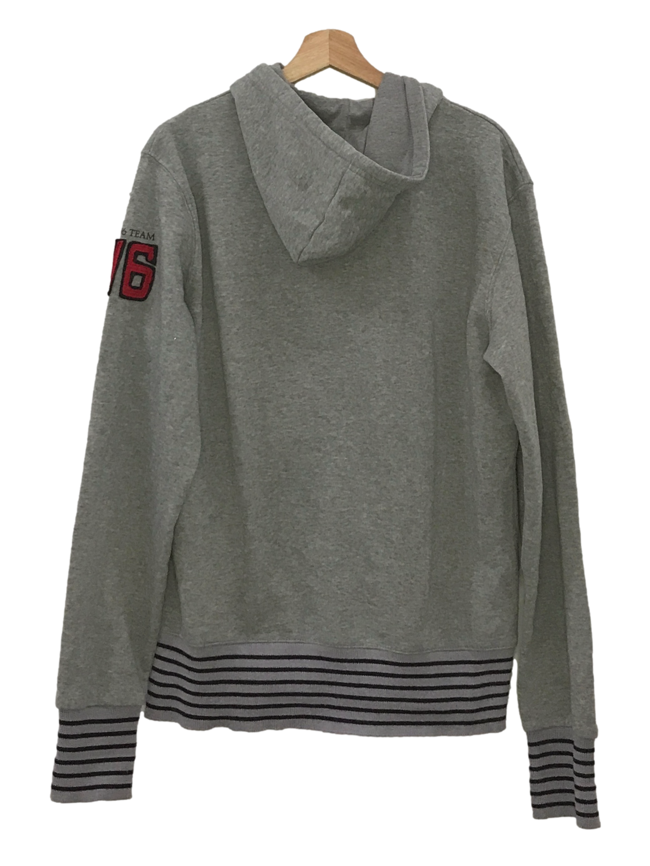 Grey Patches Hoodie