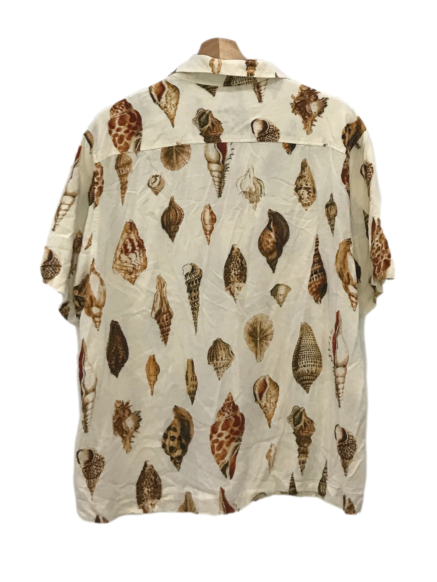 White Seashell Regular Fit Shirt