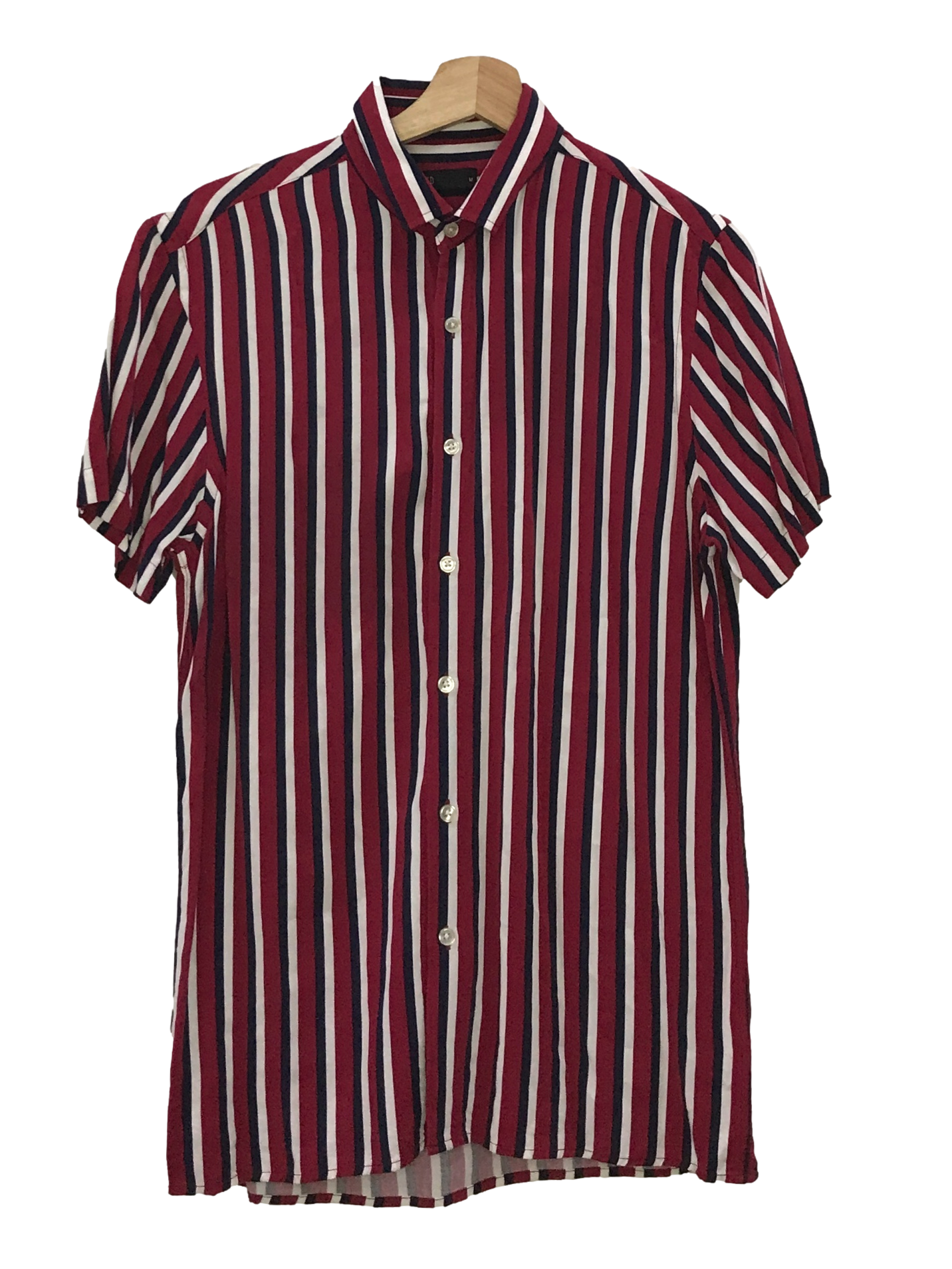 Red Stripes Short Sleeve Shirt