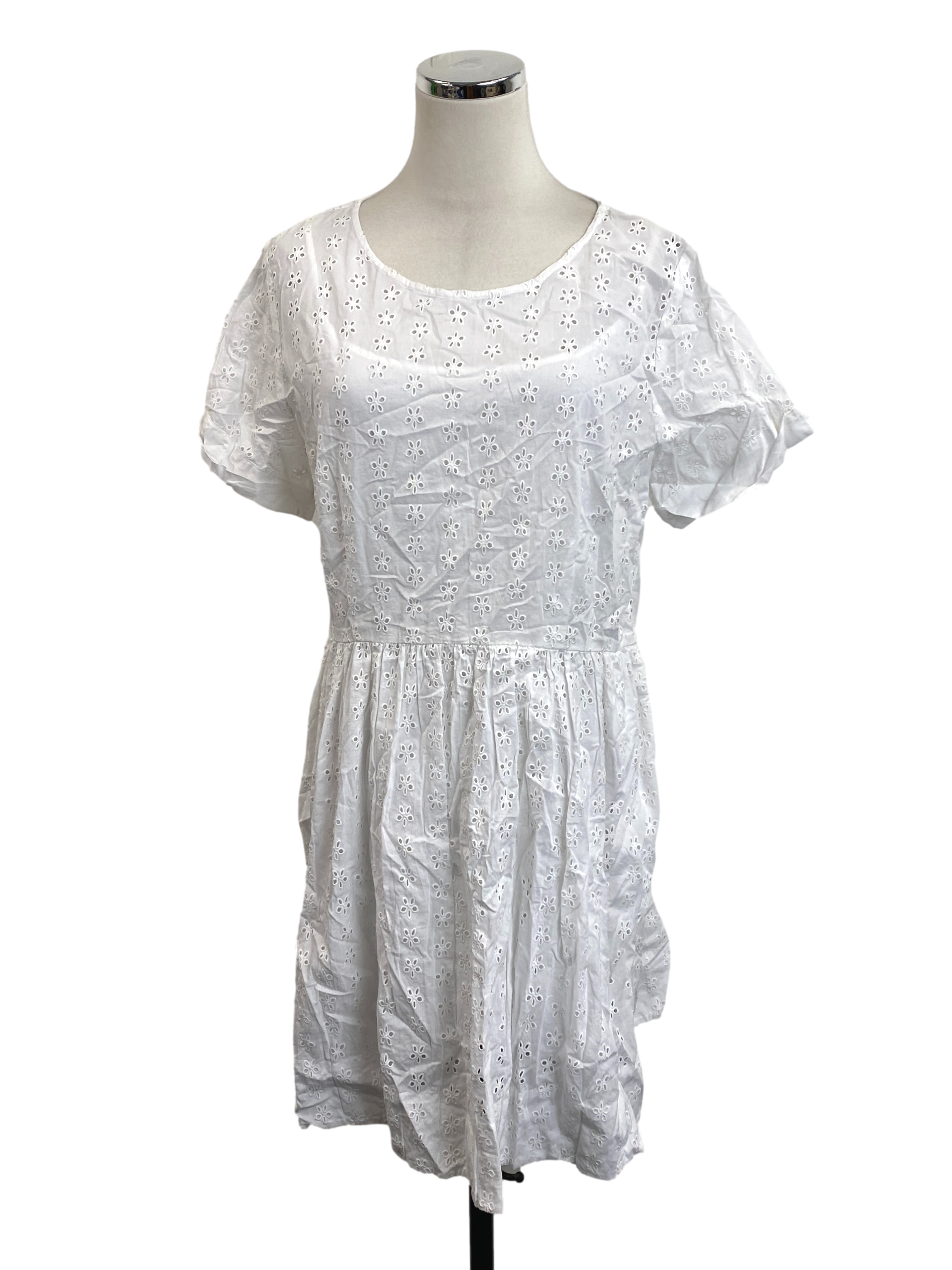 Procelain White Shirt Dress