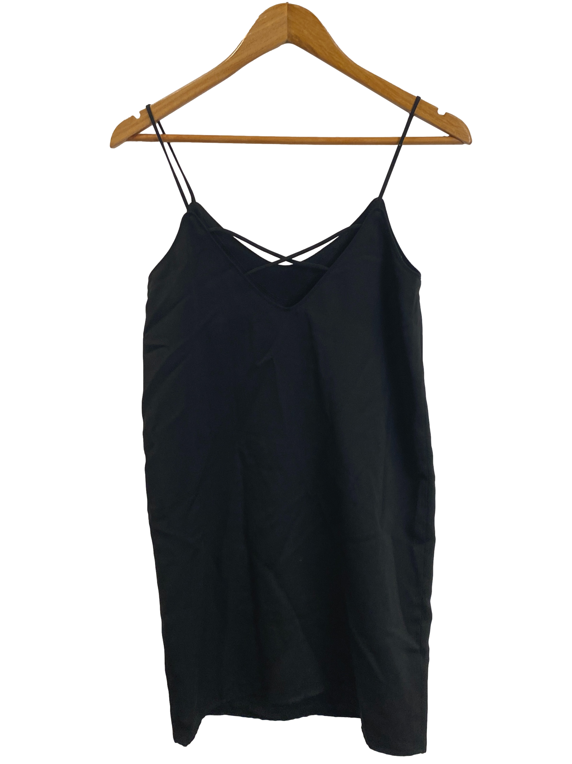 Black Camisole Slip Dress