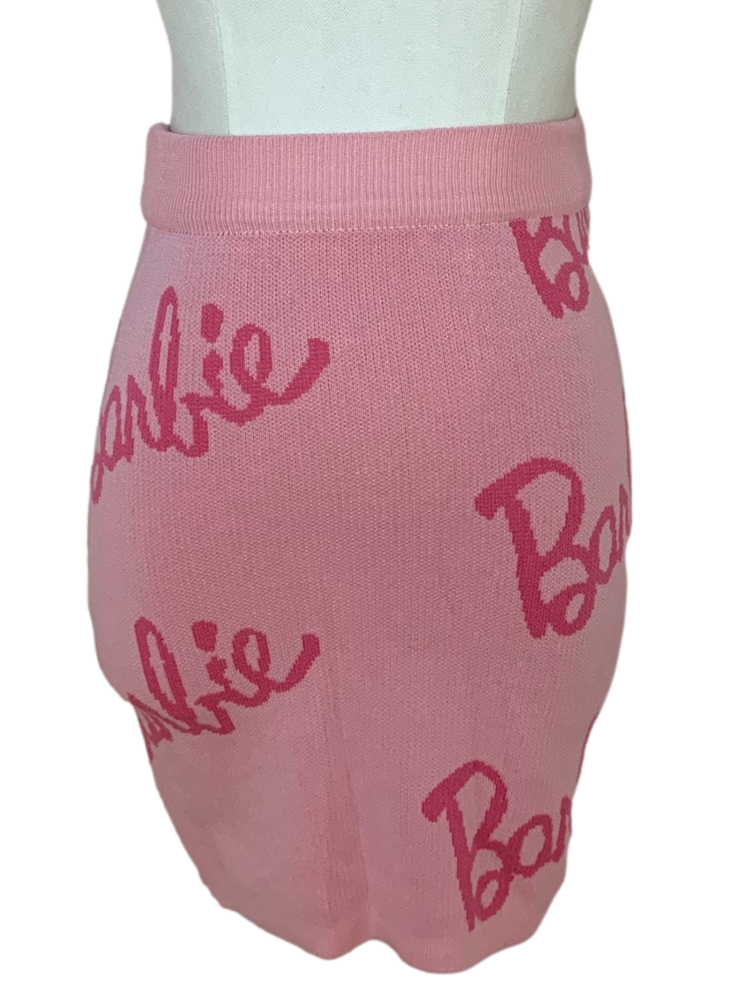 Rose Barbie Pink Knitted Skirt