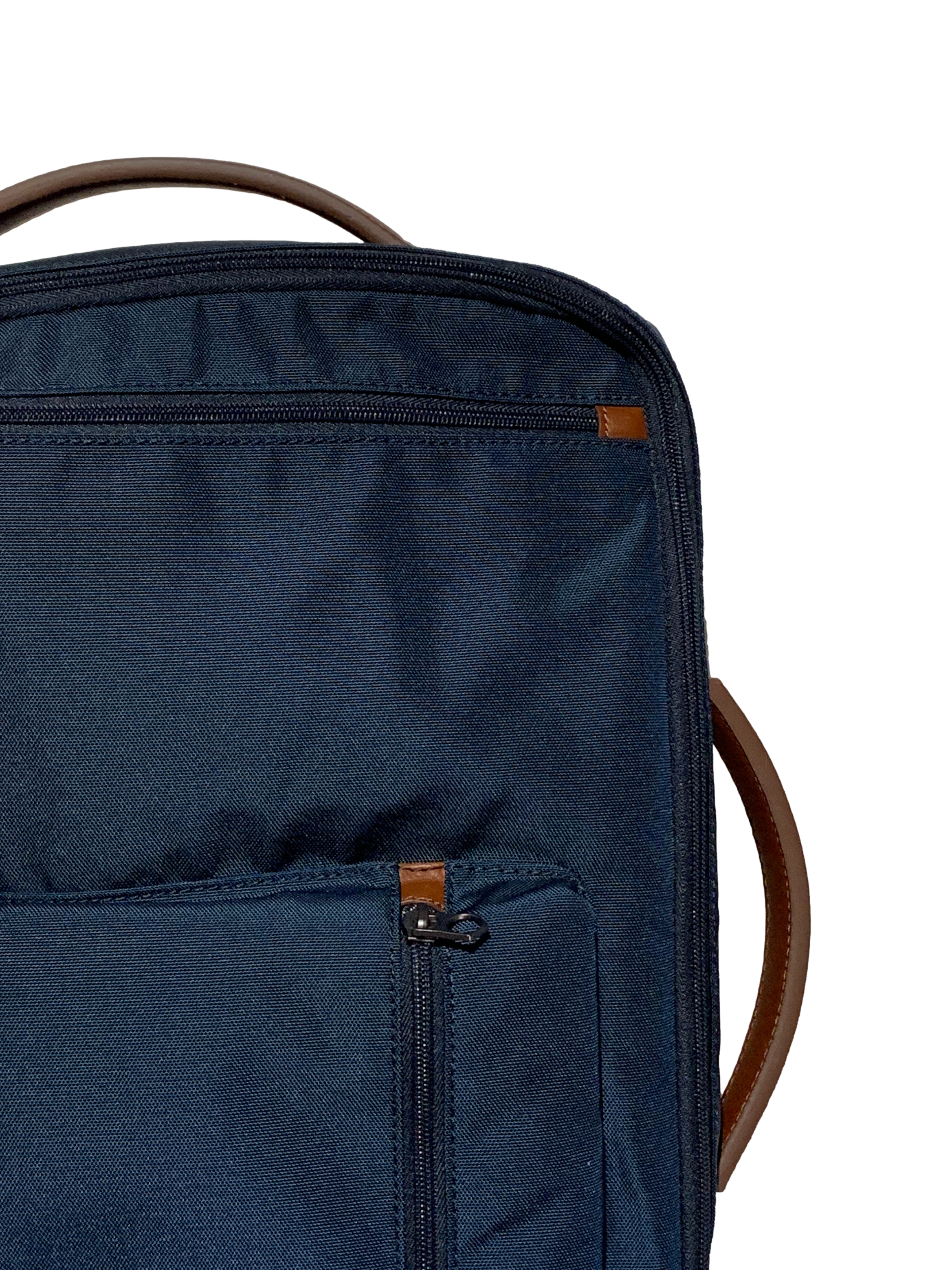 Navy Blue Brown Multipurpose Backpack