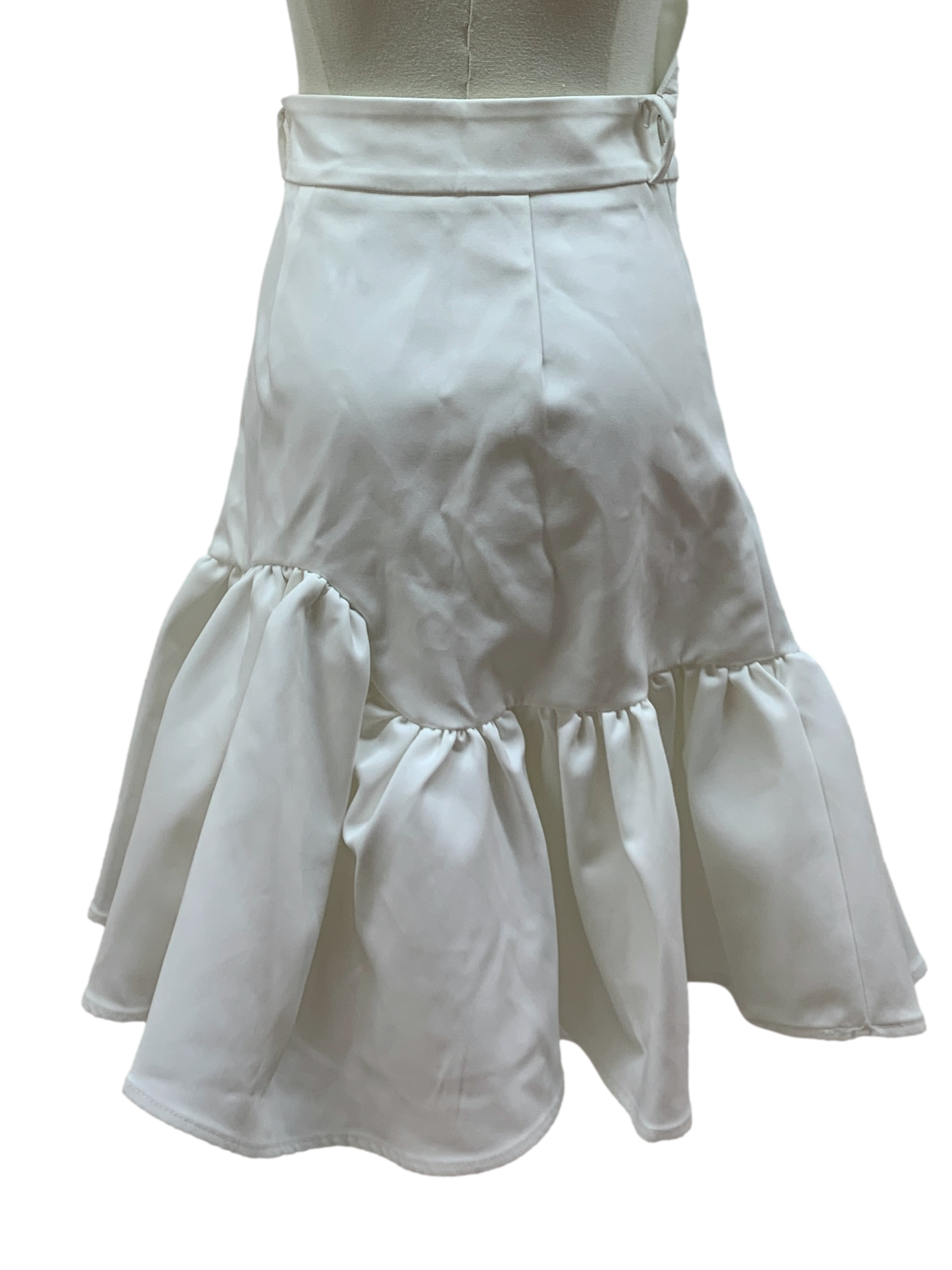 Cloud White Midi Skirt
