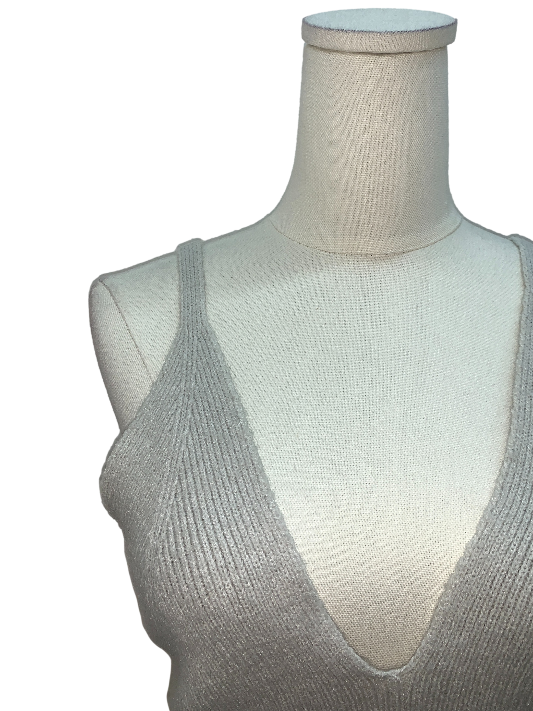 Coin Grey Knitted Top