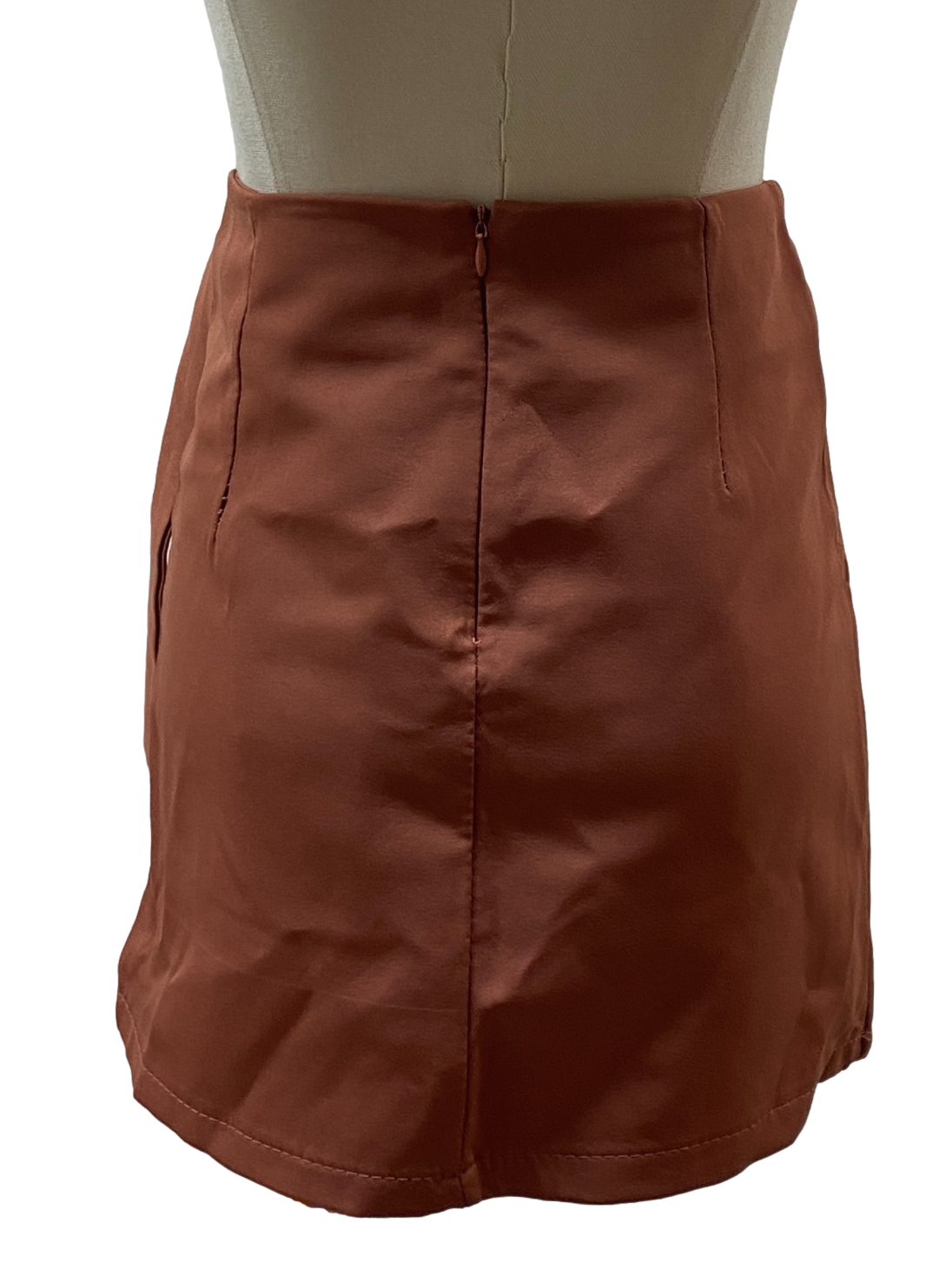 Tangerine Belted Skirt