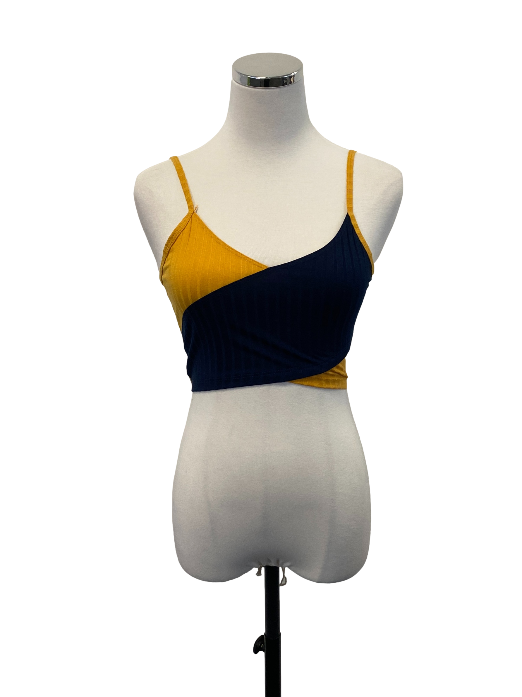 Blue & Yellow Spag Top