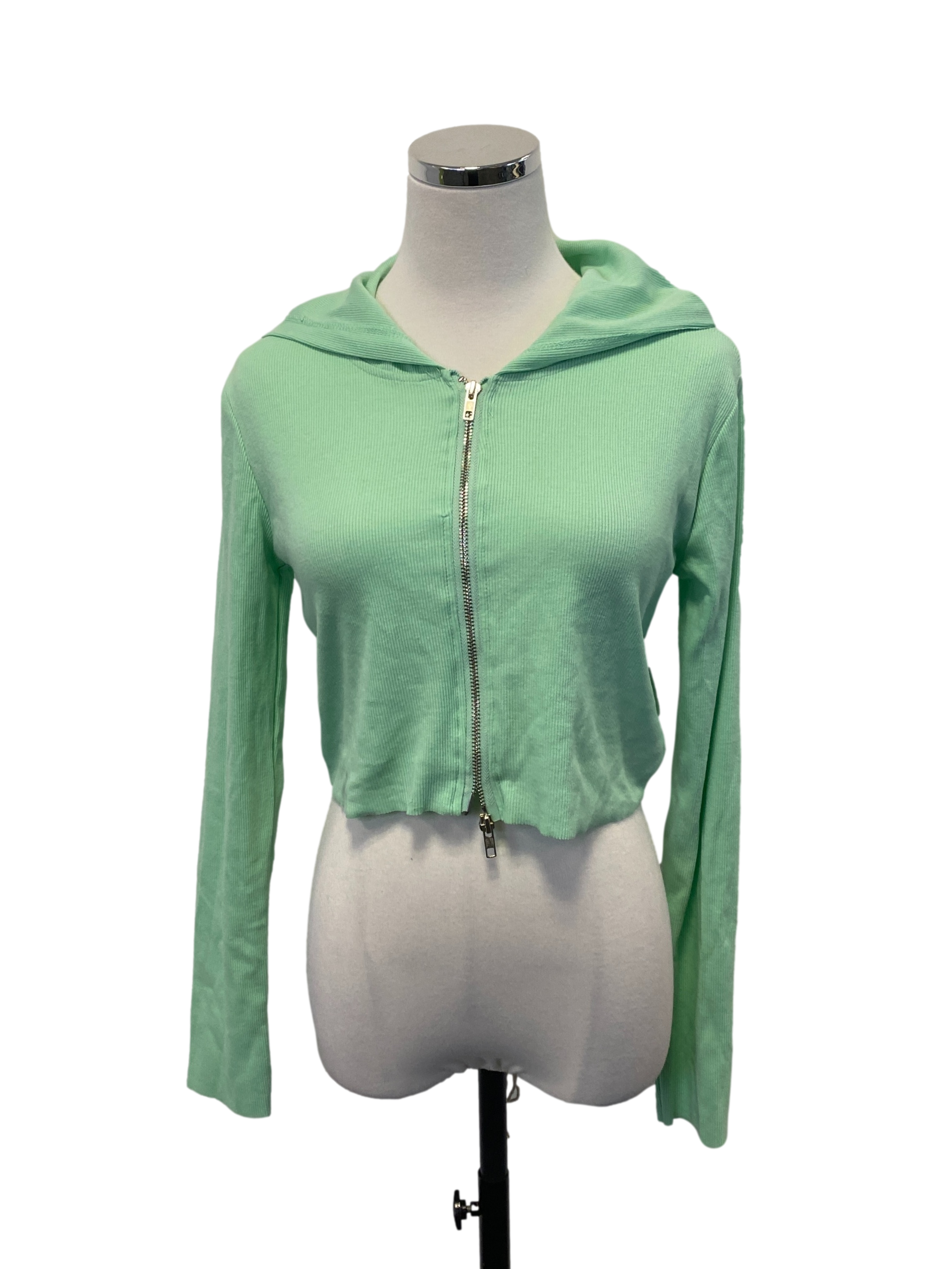 Mint Green Hooded Jacket
