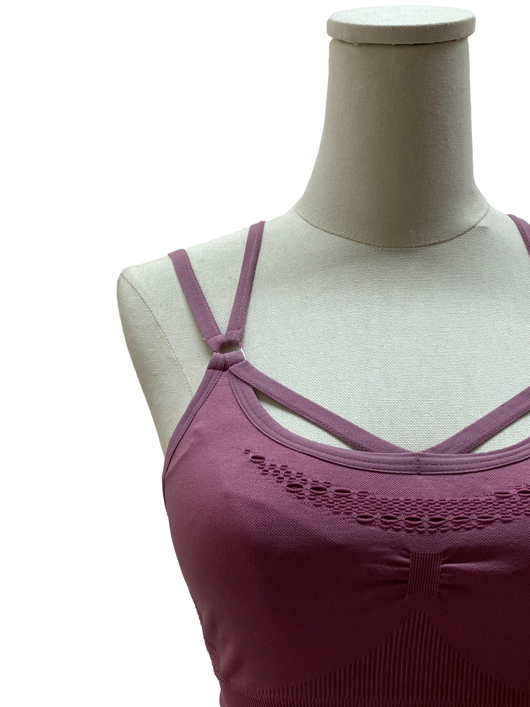 Mulberry Pink Sports Bra Tops