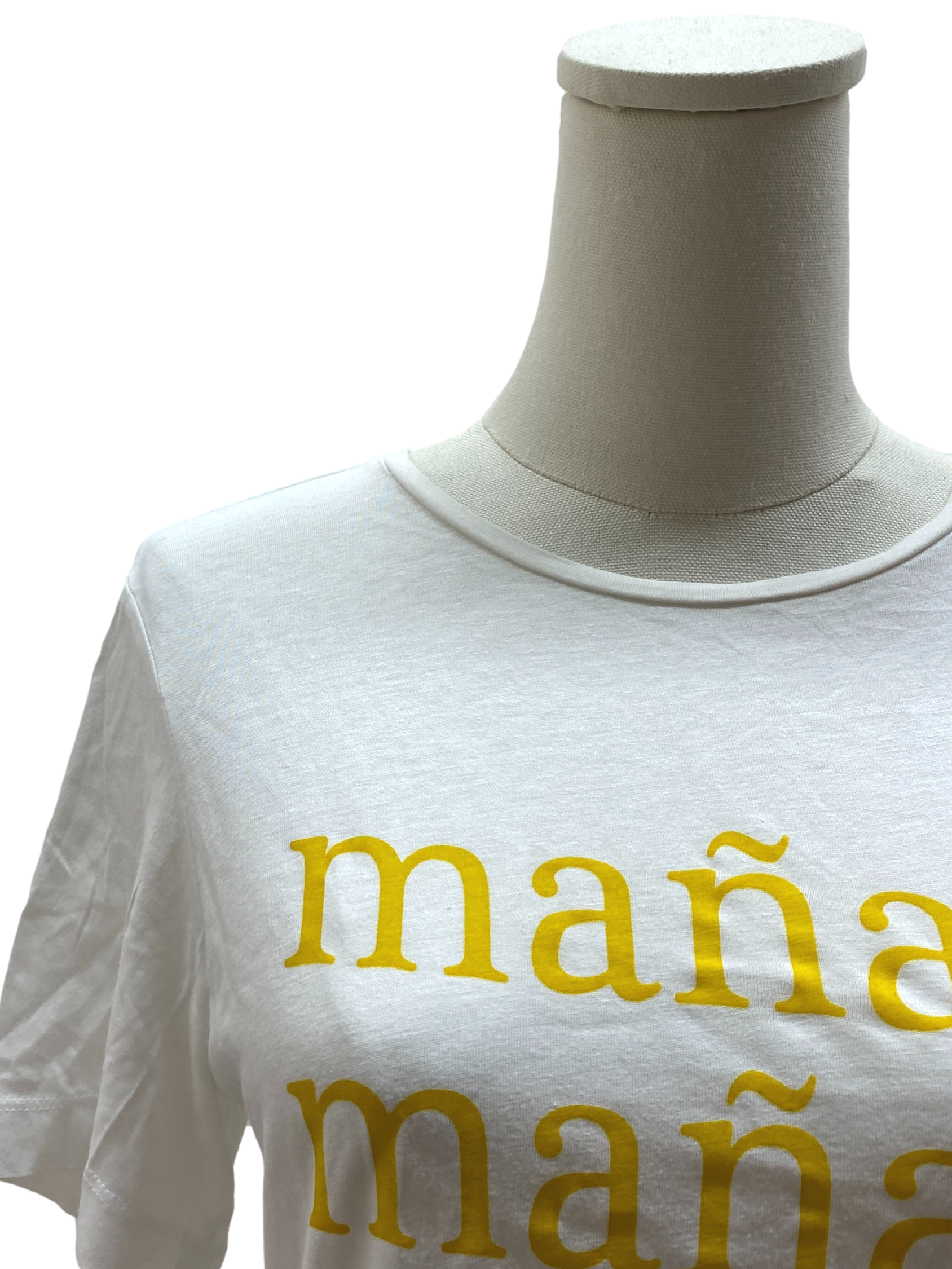 White And Yellow Words T-Shirt