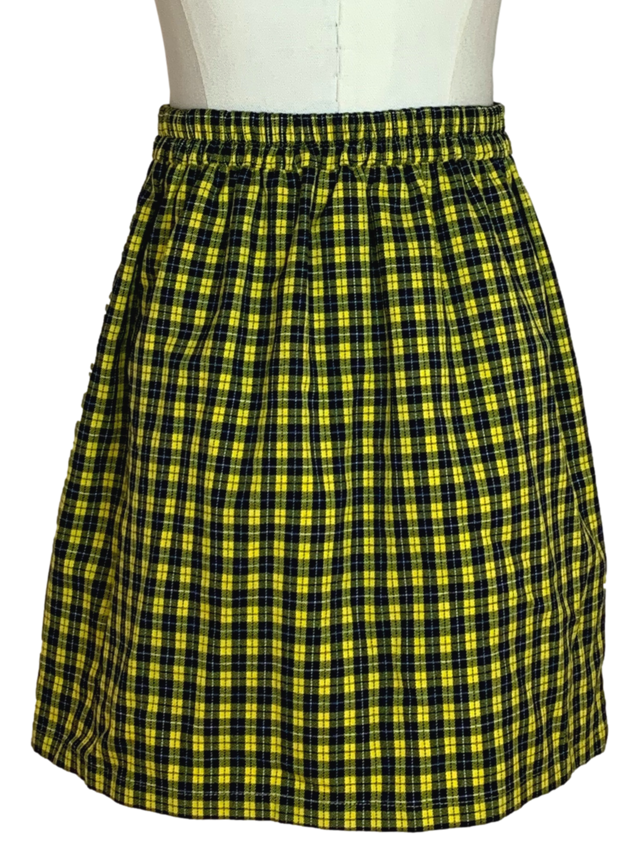 Pineapple Yellow Tartan Skirt
