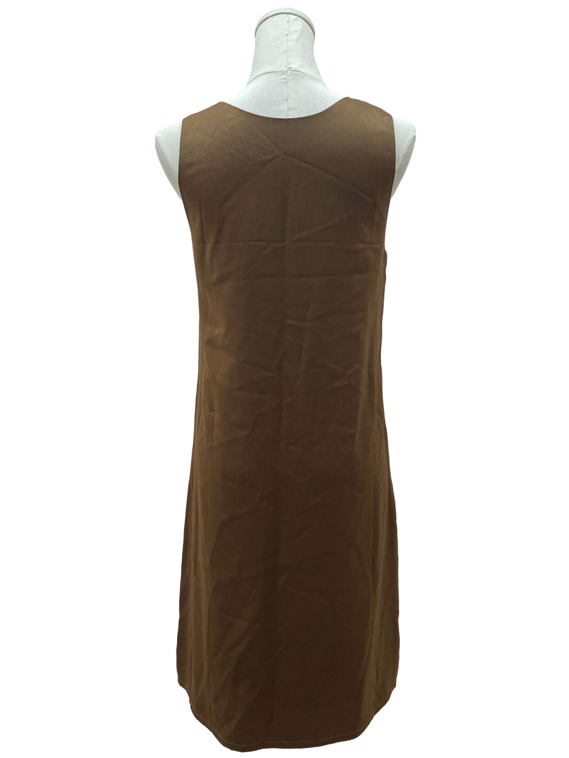 Pecan Brown Yoke Dress