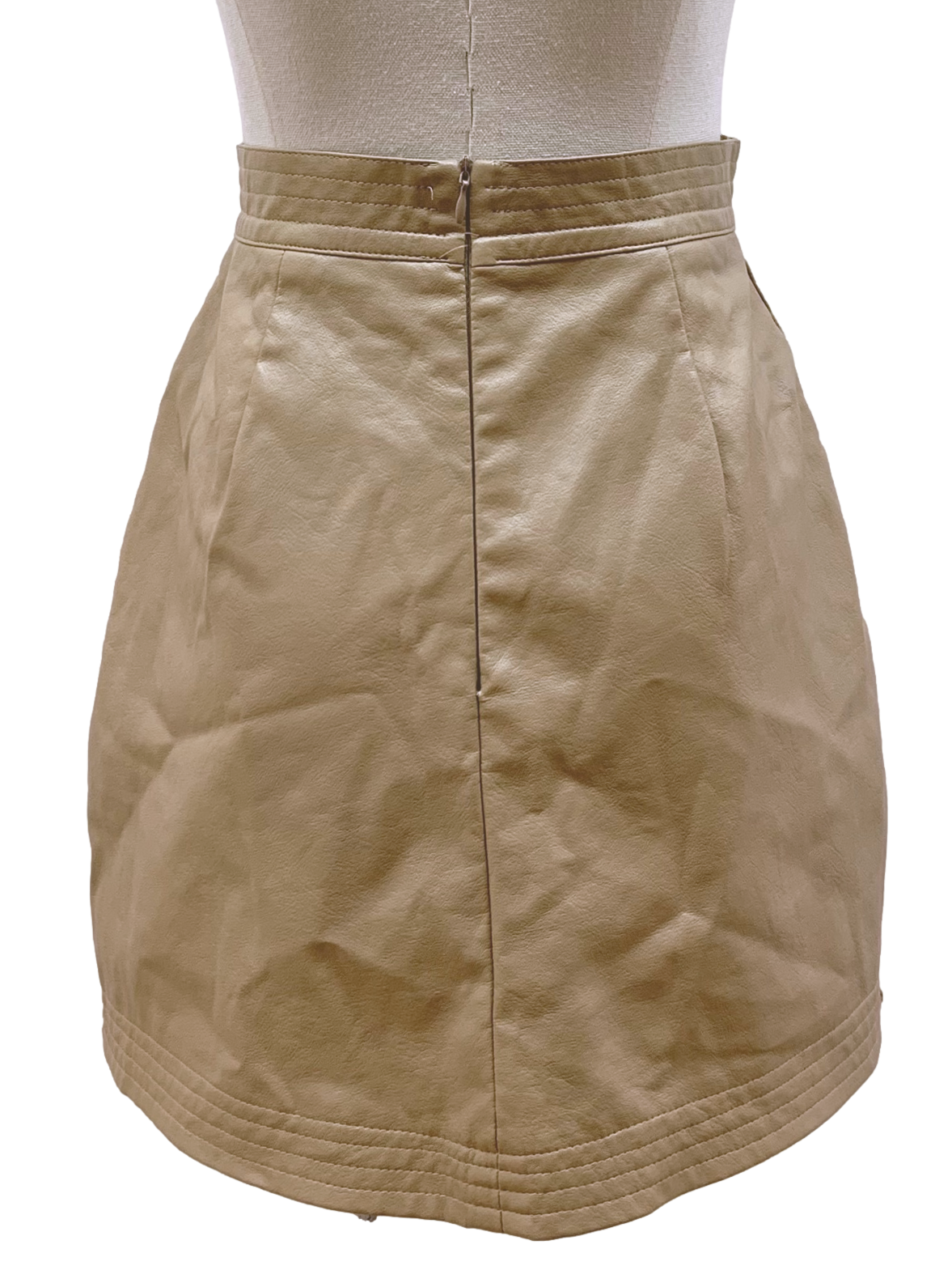 Tortilla Brown Leather Skirt